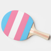 Trans flag ping pong paddle 卓球ラケット (横)