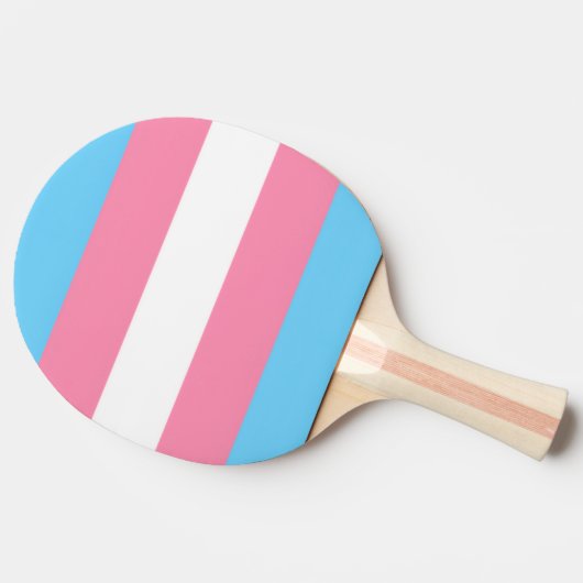 Trans flag ping pong paddle 卓球ラケット (横)