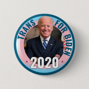 Trans for Joe Base 2020 for President - Democrat(大 缶バッジ