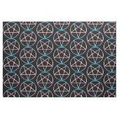 trans gay pride flag pentagram transgender ファブリック (ファットクウォーター)