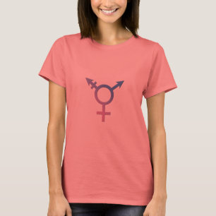 TRANS/Genderqueerのプライドの女性のティー Tシャツ