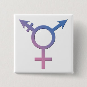 TRANS/Genderqueerのプライドボタン 缶バッジ