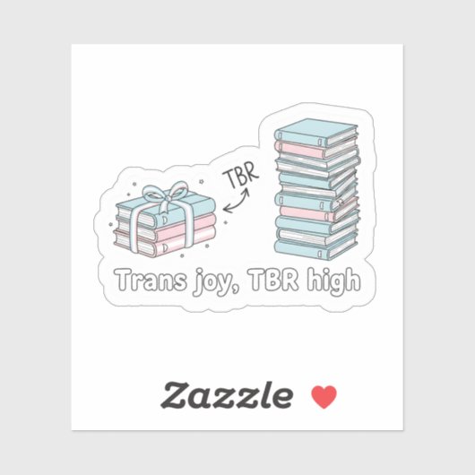 Trans Joy, TBR High – LGBTQ Reading Pride  シール (シート)