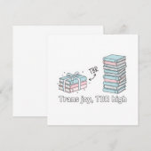 Trans Joy, TBR High – LGBTQ Reading Pride  招待状 (正面/裏面)