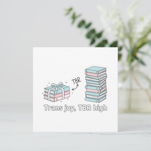 Trans Joy, TBR High – LGBTQ Reading Pride 招待状 (スタンド正面)