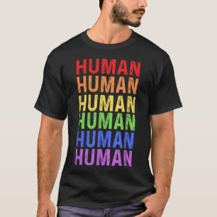 Trans LGBT Q Ally Rights Human TransgenderプライドP Tシャツ