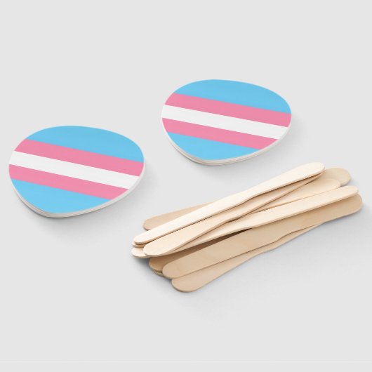 trans party decor hand fans ハンドファン (組立なし)