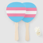 trans party decor hand fans ハンドファン (正面&裏面)