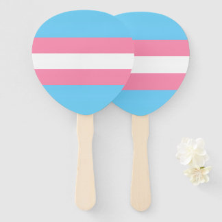 trans party decor hand fans ハンドファン