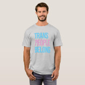 Trans people belong tシャツ (正面フル)