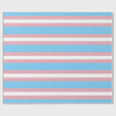 Trans Pride Flag ラッピングペーパー (フラット)