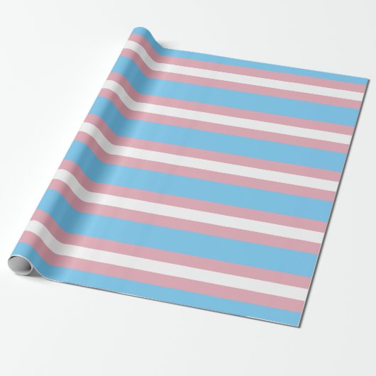 Trans Pride Flag ラッピングペーパー (アンロールド)