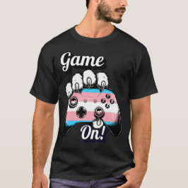 Trans Pride Game On Tiger Paw Controller Shirt 26 Tシャツ