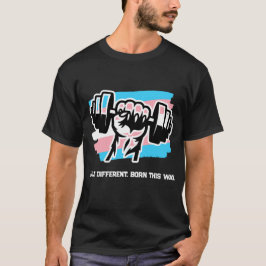 Trans Pride Gym Shirt — Fist Dumbbell 2026 Tee Tシャツ