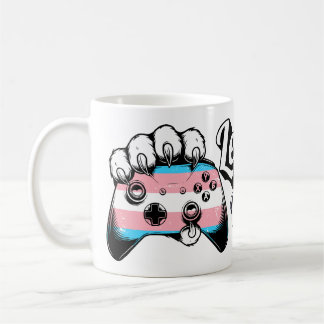 Trans Pride Level Up Tiger Paw Controller Mug 2026 コーヒーマグカップ