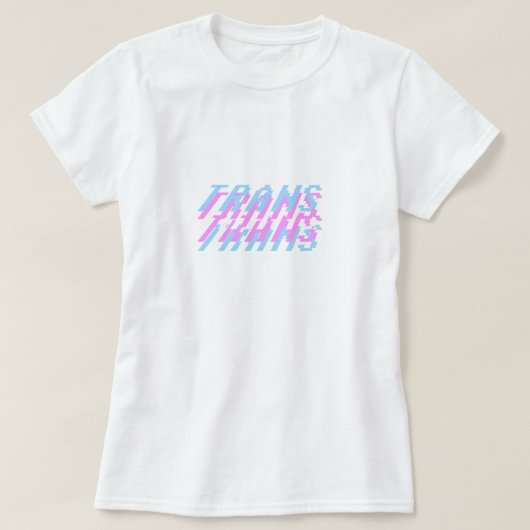 Trans Pride Tシャツ (デザイン正面)