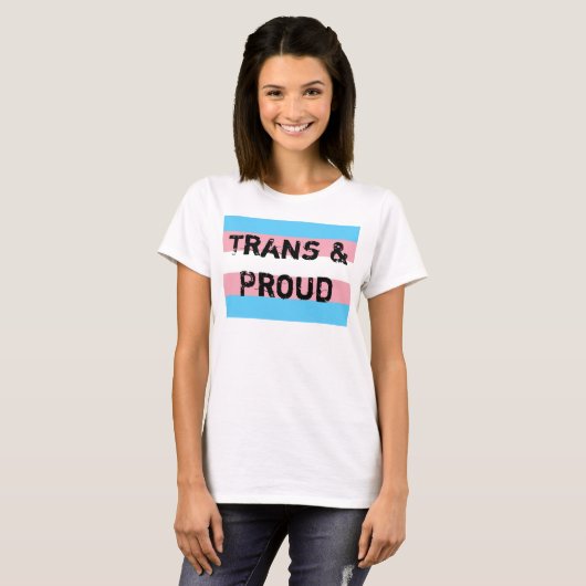 Trans Pride Tシャツ (正面フル)