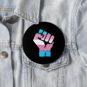 TRANS RESIST FIST - LGBTQヴィンテージアートワーク – 缶バッジ (インサイチュ)