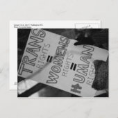 Trans Rightsはがき ポストカード (正面/裏面)
