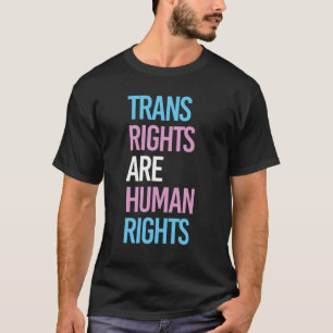 TRANS RIGHTSは人権である Tシャツ