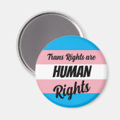 Trans Rights Are Human Rights マグネット (正面/裏面)