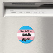 Trans Rights Are Human Rights マグネット (インサイチュ (食洗機))