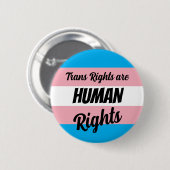 Trans Rights Are Human Rights 缶バッジ (正面&裏面)