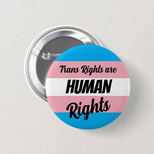 Trans Rights Are Human Rights 缶バッジ (正面&裏面)