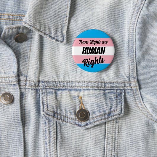 Trans Rights Are Human Rights 缶バッジ (インサイチュ)