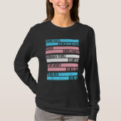 Trans Rights Are Human Rights Gender Is A Spectrum Tシャツ (正面)