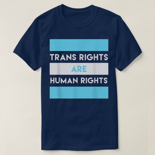 Trans Rights are Human Rights Transgender LGBTQ Gi Tシャツ (デザイン正面)