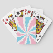 trans swirl style playing cards トランプ (裏面)
