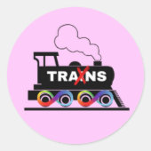 Trans Train ラウンドシール (正面)
