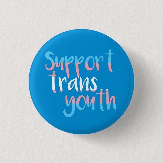Trans Youth Badgeのサポート 缶バッジ (正面)