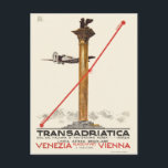 Transadriatica Italy Vintage Poster 1925 ポストカード<br><div class="desc">イタリアからのヴィンテージ旅行ポスター。1925年発行。私たちのポスターはプロフェッショナルに基づ高品質いた複製であり、非常に高解像度のスキャンはオリジナルから。当社の手動レタッチプロセスは、オリジナル詳細やオリジナルプリントに表示されるテクスチャを削除するフィルターの使用を含まない。全ての詳細はそのままの状態を保つ。色を修正。不完全性の除去。画像はLibrary of Congressの提供。</div>