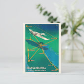 Transadriatica Italy Vintage Poster 1931 ポストカード (スタンド正面)