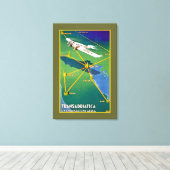 Transadriatica Navigazione Aerea キャンバスプリント (インサイチュ (ウッドフロア))