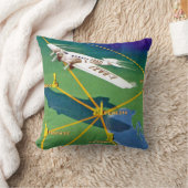 Transadriatica Navigazione Aerea クッション (ブランケット)