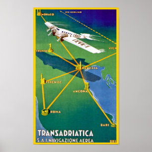 Transadriatica Navigazione Aerea ポスター