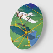 Transadriatica Navigazione Aerea ラージ壁時計 (傾斜)