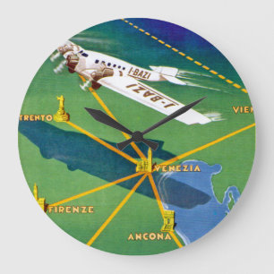 Transadriatica Navigazione Aerea ラージ壁時計
