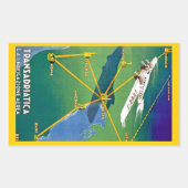 Transadriatica Navigazione Aerea 長方形シール (正面)