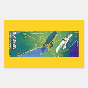 Transadriatica Navigazione Aerea 長方形シール