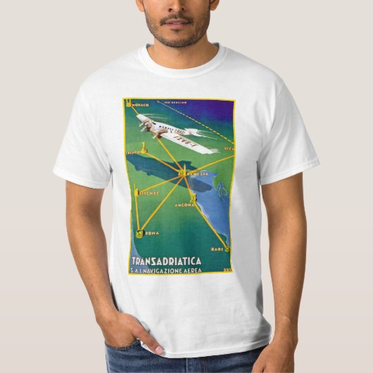 Transadriatica Navigazione Aerea Tシャツ (正面)