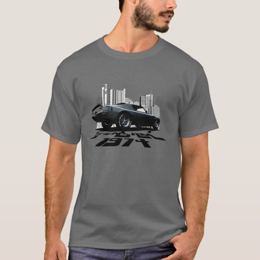 TransamのTシャツ。 クラシックなアメリカのmusclecar Tシャツ (正面)