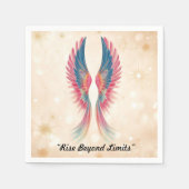 "Transcendent Faith Rise" スタンダードカクテルナプキン (正面)