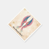 "Transcendent Faith Rise" スタンダードカクテルナプキン (角)