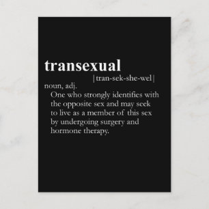 TRANSEXHUAL (定義) ポストカード