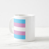 Transexualのプライド コーヒーマグカップ (正面左)