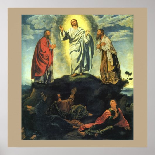 Transfiguration by Giovanni Girolamo Savoldo ポスター (正面)